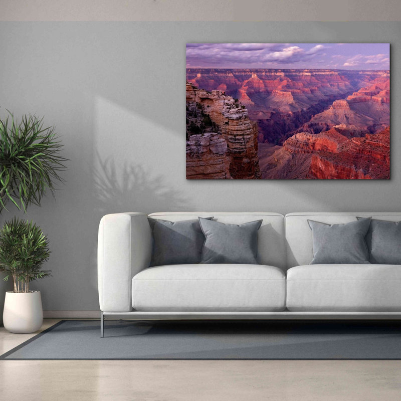 «Grand canyon près de Mather Point» par Mike Jones, estampe numérique sur toile, H 40 po x l 60 po x P 1,5 po