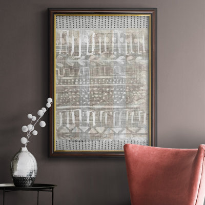 Tapisserie Traders IV - peinture sur toile encadrée