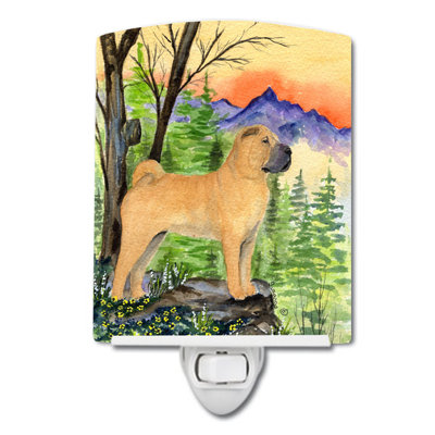 Shar Pei Ceramic Night Light