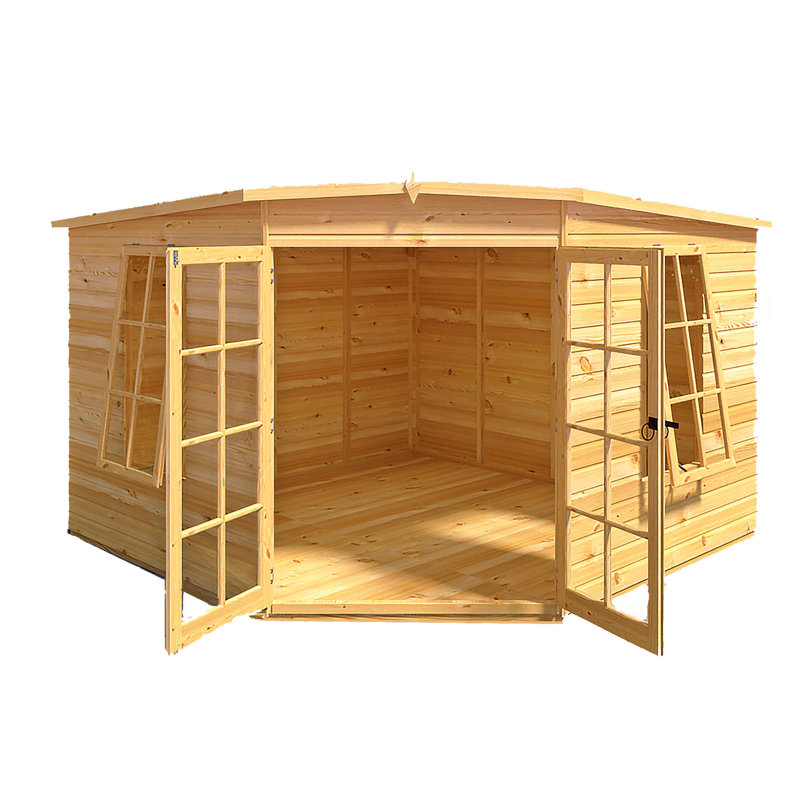 Handmade 10 x 10 Ft Corner Summer House, No