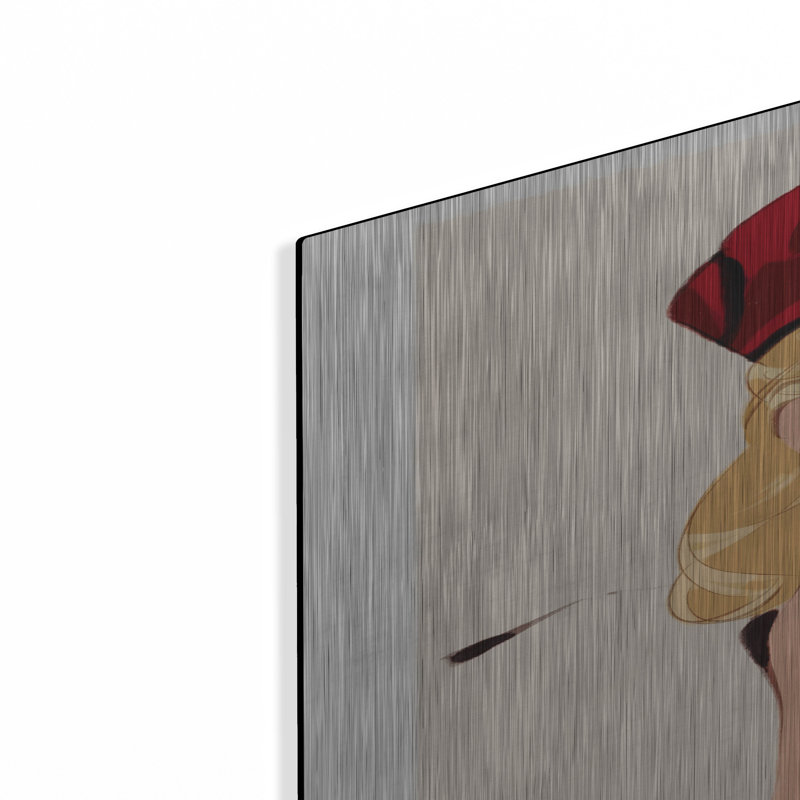 " Ruby Beret " by TM Borenstein, 36" H x 24" W
