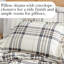 Ensemble de housse de couette en microfibre à motif écossais Vilano par Southshore Fine linens-1737621647-1618497380