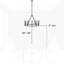 Thomas O'Brien Danica 6 Light Dining Room Chandelier With White Linen Shade-207456581