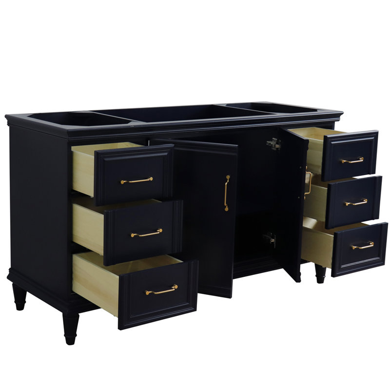 Ferrara 60'' Single Bathroom Vanity Base Only, Blue