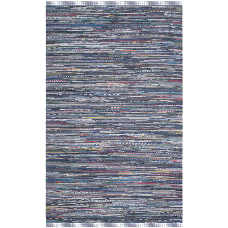 Sue Cotton Hand Woven Area Rug, Rectangle 183 x 274 cm