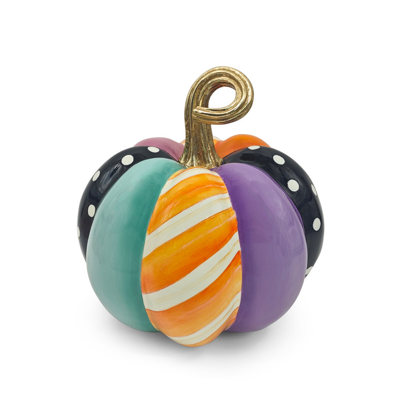 Whimsy Patchwork Medium Pumpkin