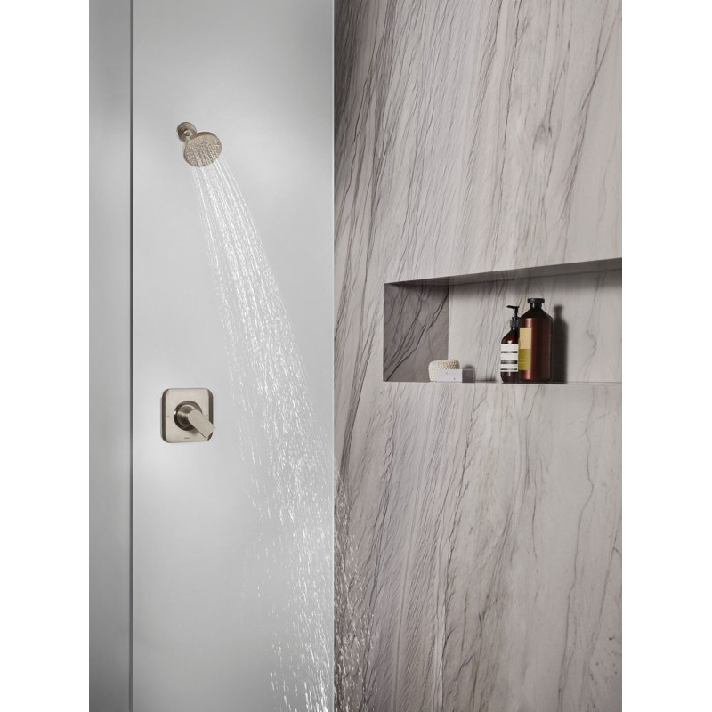 Moen Six-Function 4-1/2" Diameter Spray Head Eco-Performance Showerhead, Brushed Nickel