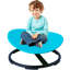 Fauteuil pivotant pour enfants, fauteuil de jeu sensoriel pour le corps, siège et base en métal, antidérapant, bleu-102706502