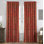  Panneaux de rideaux semi-transparents bohème italien