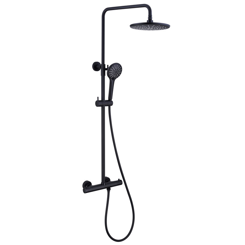 All-In-One Kit with Rough in-Valve, Matte Black