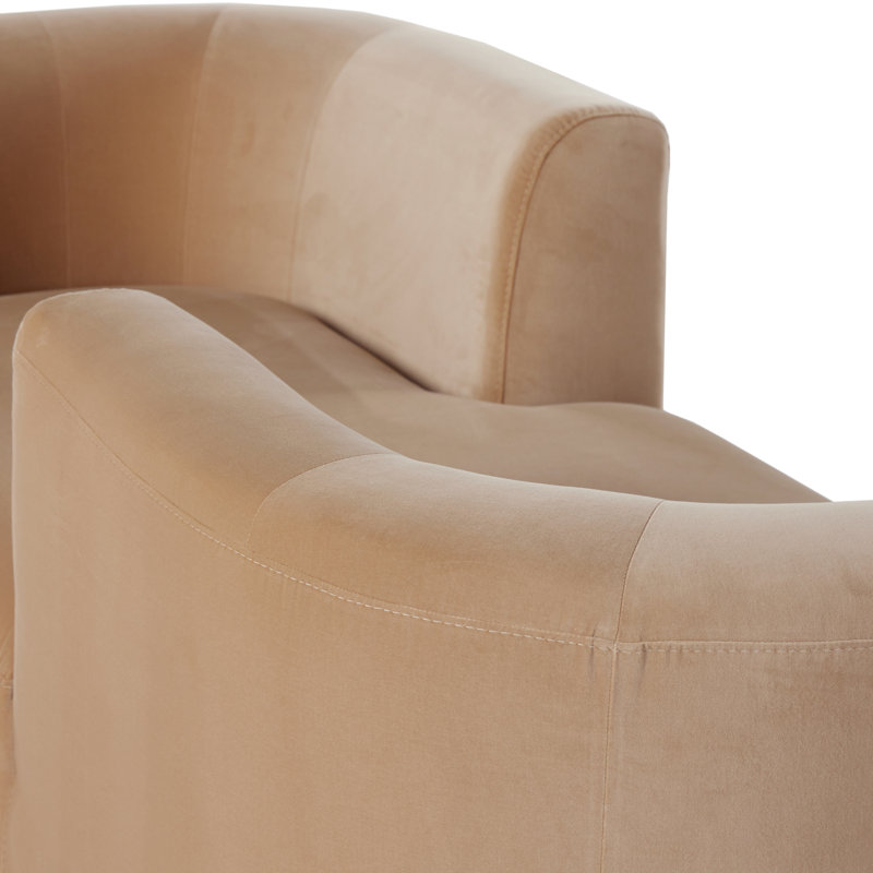 Deandra Chaise Lounge, Brown