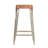 Iftimie Counter Stool with Metal Frame-1330666745