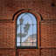 Iron Bowfront Mirror