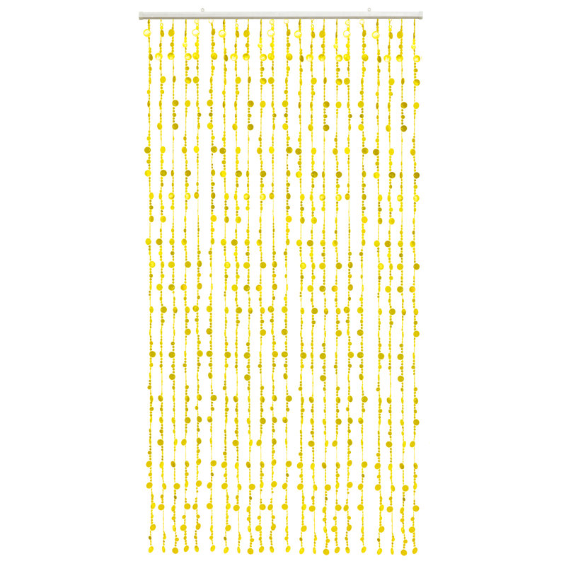 Ike Curtain Single Panel, Gold