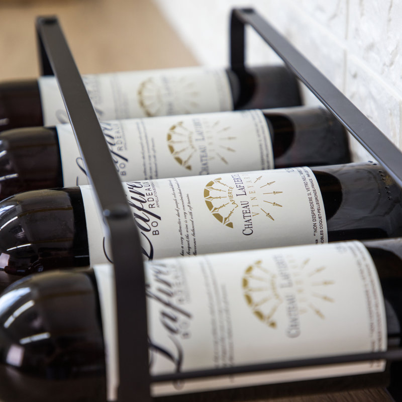 Seidel Tabletop Wine Bottle Rack in Black