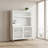 Freestanding Kitchen Sideboard with Wheels and Adjustable Shelves