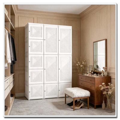 Garde-robe portable pour un démontage et un rangement faciles