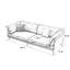 Canapé modulaire vert en cuir véritable-112579102-112579104