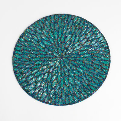 Vazquez Geometric Round Placemat