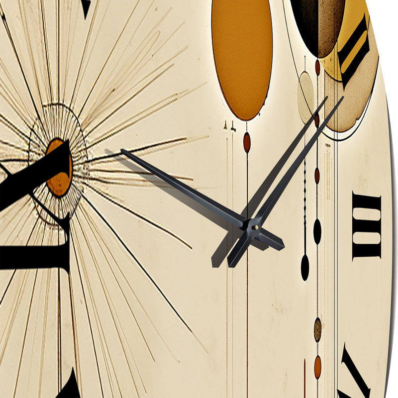 Horloge murale lune en métal, Petit