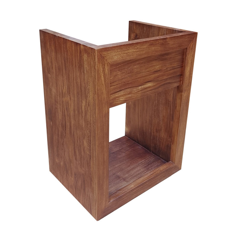 Rennes 24" Reclaimed Wood Vanity, Noyer