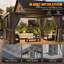 16 pi L 12 pi. Pergola en aluminium