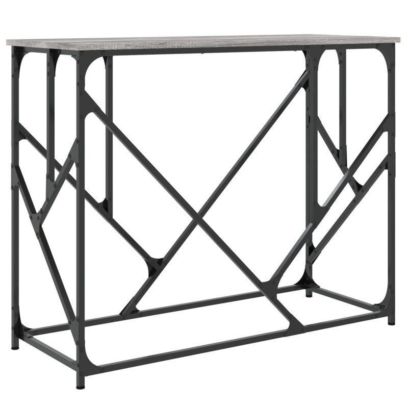 100cm Console Table, Grey Sonoma