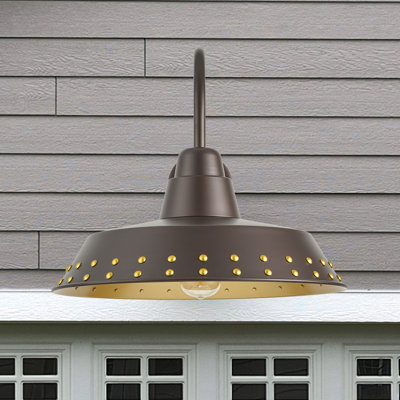 Lampe murale ajustable en fer peint à la lumière 1 lumière