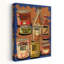 Kitchen Classic Colorful Retro Wall Art Print by Nicholas - Wrapped Canvas Print-316416962