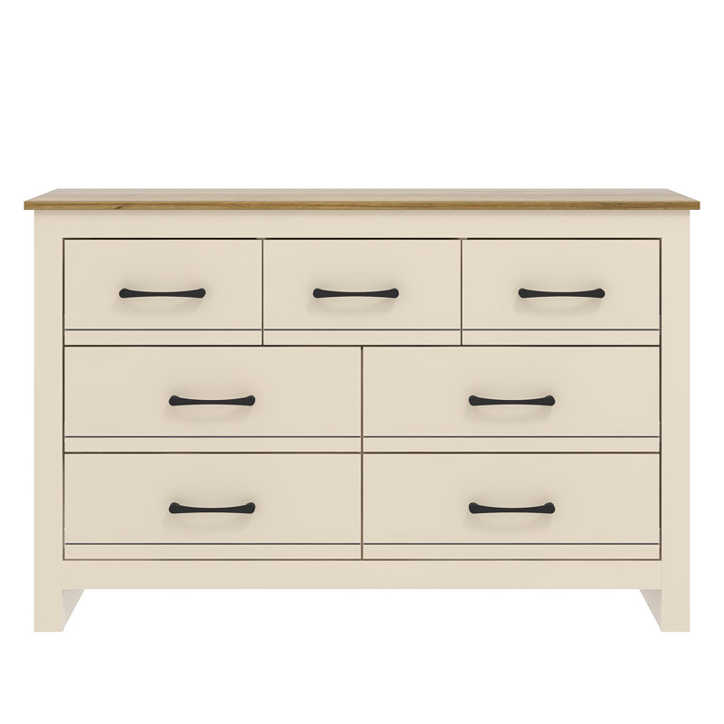 Limestone 7 - Drawer Chest of Drawers, Natural