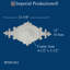Médaillon de plafond H 24 po x l 12 po x P 1 1/2 po