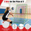 Filet de rebond ajustable 7 pi x 4 pi - filet d'entraînement pliable avec 2 filets de rechange, structure en acier, équipement d'entraînement portatif pour les sports d'intérieur et d'extérieur-124582164