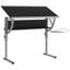 Arven Metal Base Writing Desk-132669446