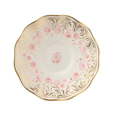 Royal Peony Handmade China Saucer