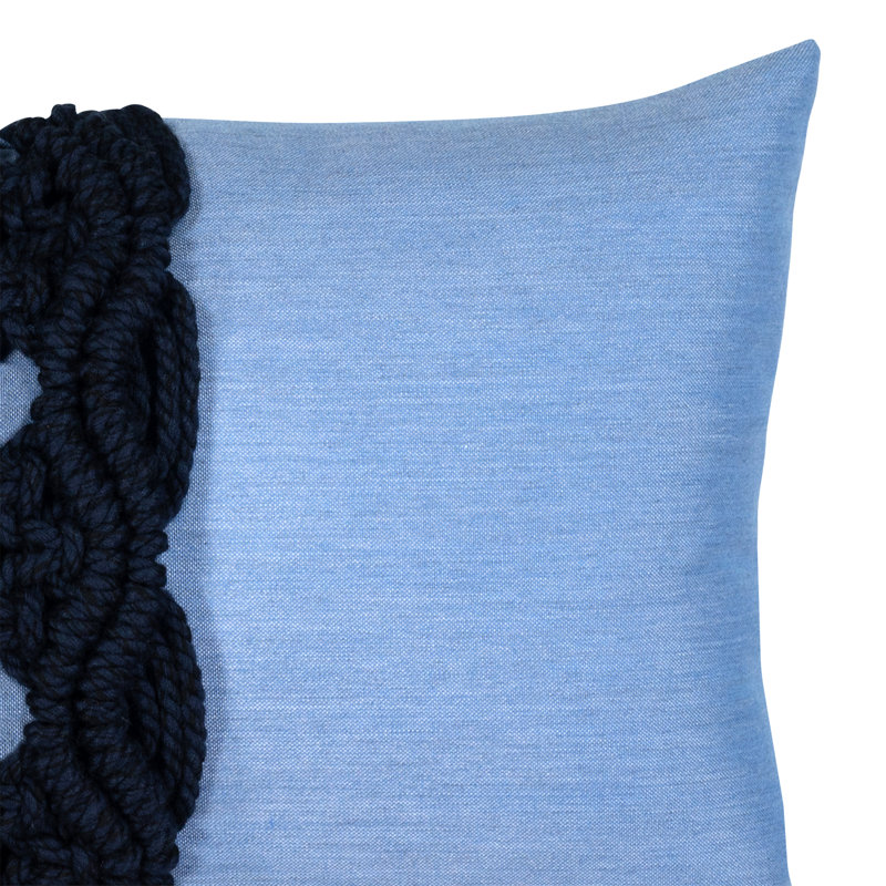 Palomar Lumbar Outdoor Rectangular Sunbrella® Pillow Cover & Insert, Indigo