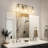 Modern 3-Light Silver Wall Mirror Sconce With E26 Bulb Sockets