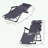 Folding Chaise Lounge Chair with Pillow and Pocket-1379652292