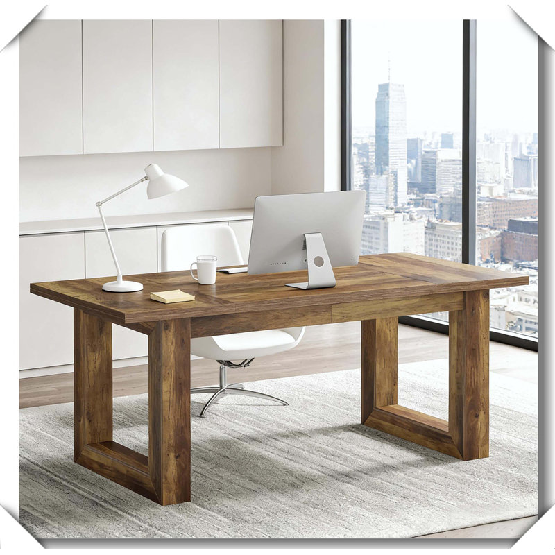 Bureau fonctionnel multi-usage, Brun