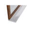 Ellarie Wood Flat Wall Mirror