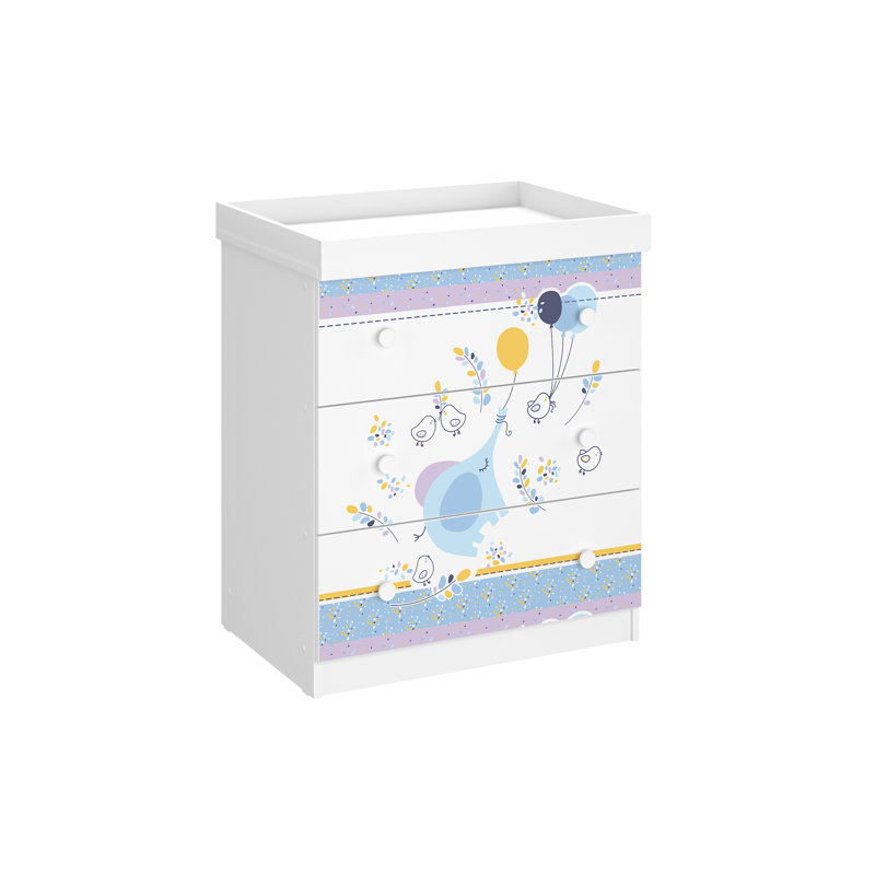 Changing Dresser Design line 888 Elephant with balloon