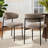 Modern 7-Piece Dining Set With Rectangular Wood Table And Upholstered Curved Back Chairs-1448258295