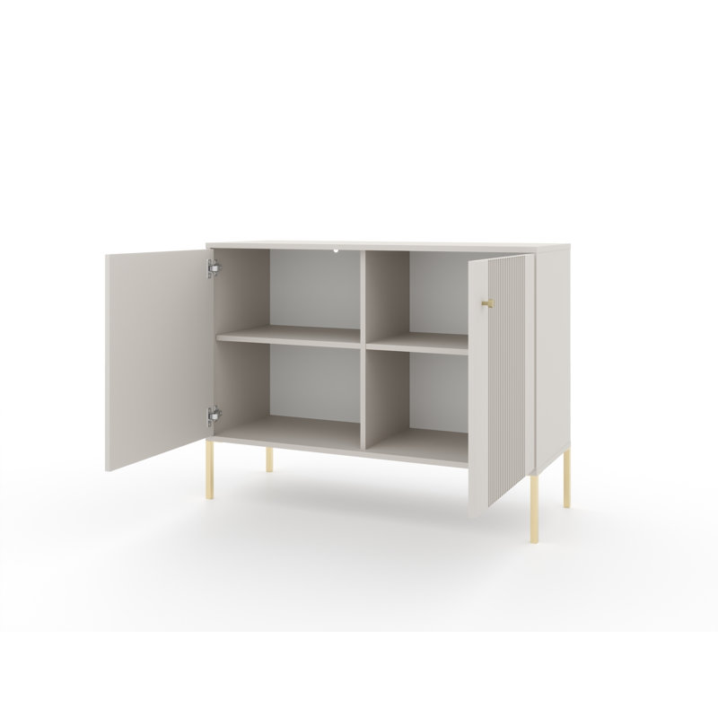 Tanari 104.5cm Sideboard, Cashmere/Gold