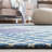 Metro Hand Tufted Wool And Cotton With Latex Geometric Rug-1453022832