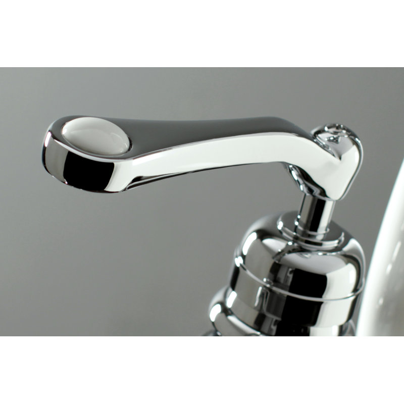 Kingston Brass Royale Single-Handle 1-Hole Freestanding Tub Faucet with Hand Shower, Chrome