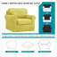 Sofa Cover With Separate Seat Cushions And Backrests Stretch Velvet Sofa Slipcover Couch Covers Furniture Protector Split Combined (1 Seat Set 3 PCS)-666068803-666068815