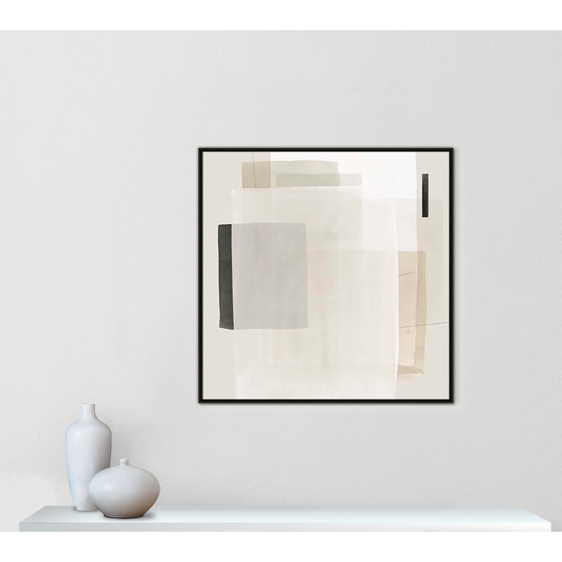Mystical Momentum I par Hazel J, Cadre flottant espresso, H 41,5 po x l 41,5 po x P 2 po