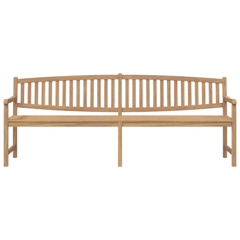 Cossie Solid Teak Wood With Waterbase Finish Outdoor Bench