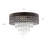 Leverette 15.2" 4-Light Crystal Flush Mount Chandelier-360292418