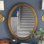 Victorian Oval Plastic Wall Mirror 30 Inches - Brushed Gold