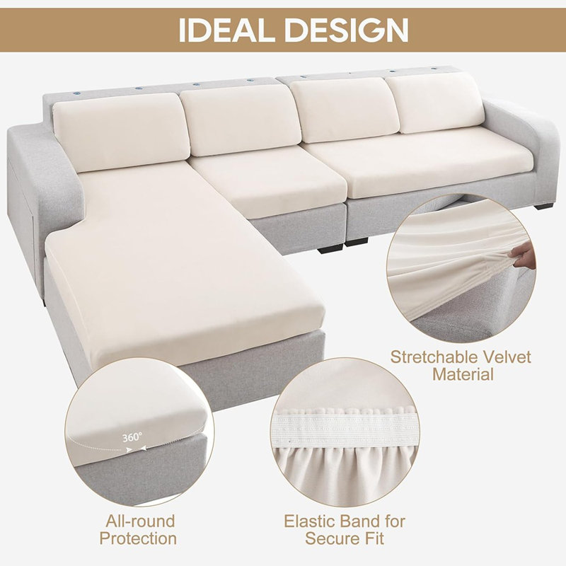 Sectional Sofa Cover Universal Couch Covers T...